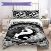 Goat Demon Pattern Bedding Uilt Set Uilt Cover Pillowcase Home Decoration Birthday Gift (1 * Duvet Cover + 2 * Pillowcase Without Core)143