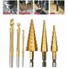 6/7Pcs Anti Rust Drilling Tool 4-12mm 4-20mm 4-32mm Quick Change Bits Set  Iron Drilling
