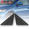 Car Left & Right Door Mirror Flag Cover Molding Triangle Cover For 17-20 Hyundai Elantra 86180-F2000 86190-F2000