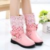 Girls Boots New Autumn Fashion Princess Kids Soft Sneakers Child Snow Boots Spring PU Leather Children Shoes Kids EU Size 27-37