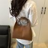 Water Bucket Bag For Women Pu Material Small Shoulder Daily Use