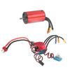 2845 2800KV Waterproof Brushless Motor and ESC Set CNC Machining Multiple Protection Brushless Motor with 35A ESC Kit