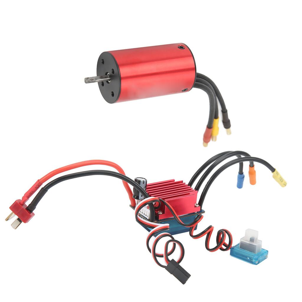 2845 2800KV Waterproof Brushless Motor and ESC Set CNC Machining Multiple Protection Brushless Motor with 35A ESC Kit