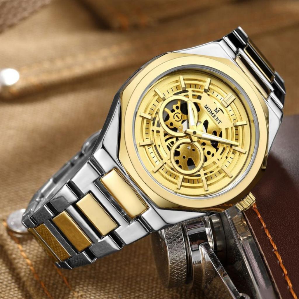 Hollow Men'S Watch Non-Mechanical Watch Fashion Business Steel Belt Men'S Watch