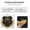 2Pcs Car Style Body Trunk Decoration Sticker 3D Metal Emblem Stickers For Citroen C1 DS3 C2 C3 Vts C4 Saxo C4L C5 C6 C8 Xsara C3