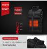 Smart Heated Vest: 9-Zone, USB-Charge, Unisex Winter Jacket with Dual-Switch Temperature Control