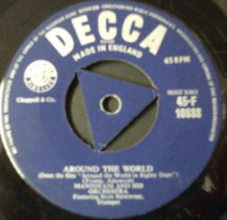

7inch Record MANTOVANI & HIS ORCHESTRA - Around The World 45F10888 Decca - UK Jazz Used