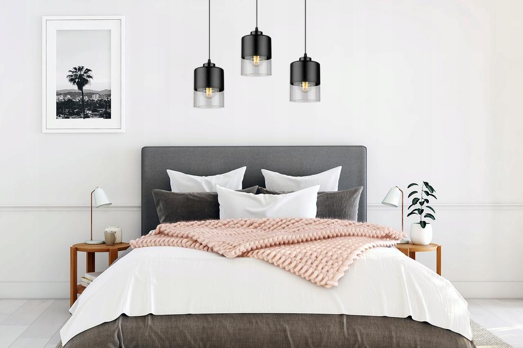 MODERN CEILING HANGING LAMP GLASS CHANDELIER