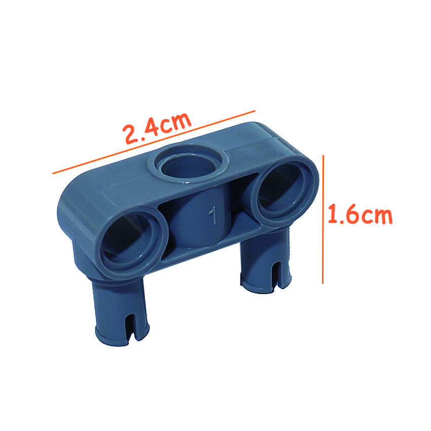 Technical Part MOC Pin Connector Perpendicular with Pins Building Blocks Bricks Gift for Kids 2393