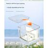 Automatic Feeding System Bird Feeder Hanging Design Prevents Food Spillage For Bird Cages Transparent ABS Durable
