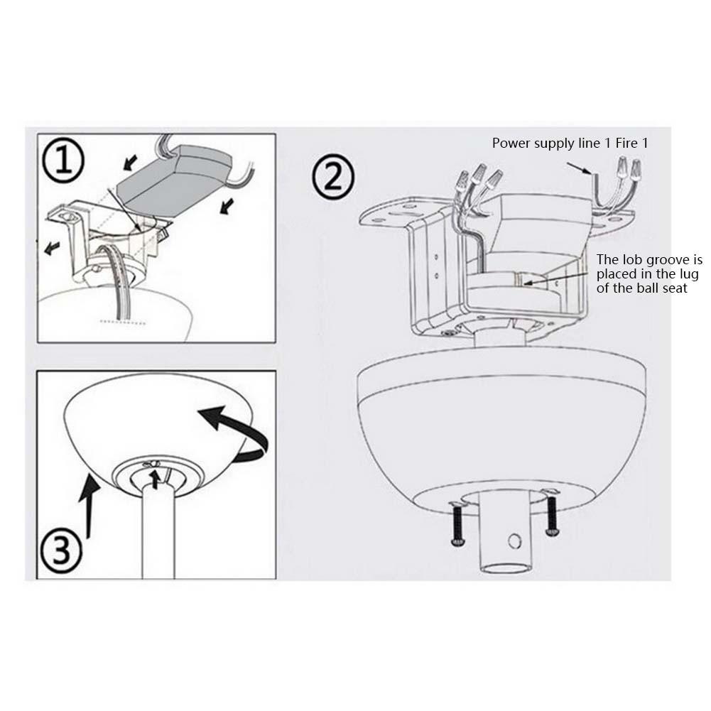 Zestaw Pilot zdalnego sterowania do lampy wentylatora sufitowego Timer Bezprzewodowy Pilot zdalnego sterowania