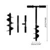 Garden Garden Soil Loosening Fried Dough Twist Digging Planting Tools Alloy Ground Auger Bit Quick Pot Hole Digger Tools
