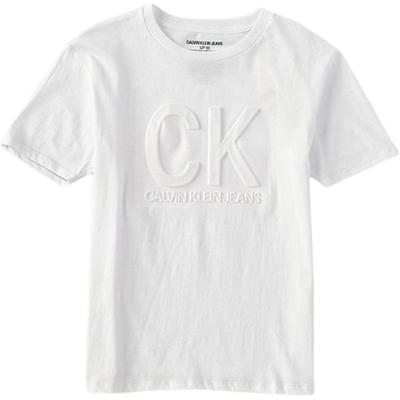 Crew Neck Pullover Solid Color Comfortable Short Sleeve T-Shirt Unisex Tops White 35F64222-10