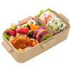Skater Bento Box 530ml Antibacterial Fluffy Dome Lid for Women Usamaru Made in Japan PFLB6AG-A