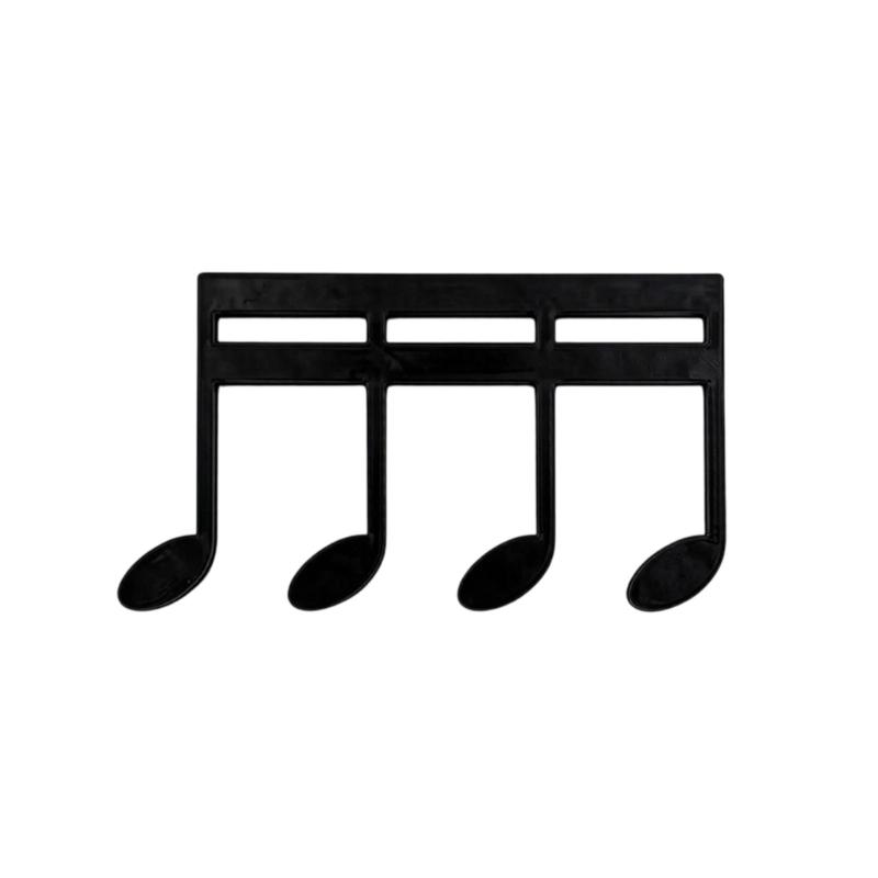 

Book Paper Sheet Clip Big 3D Printed Score Funny Music Paper Folder Clip Decors Musical Notation Clip Music Page Holder чорний