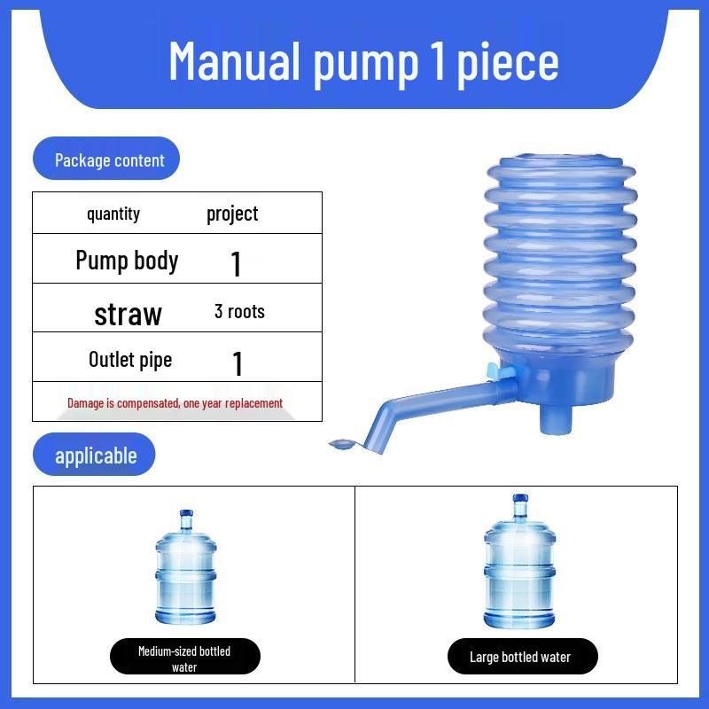 Pure Water Manual Dispenser: Press-Type Mineral Water Pump for Home Use