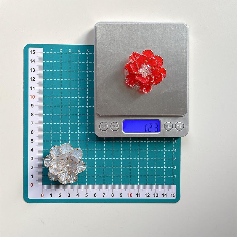 Three-Dimensional Plastic Flower Mobile Phone Airbag Bracket, Small Fresh Paste Desktop Watching Drama Lazy Support Frame