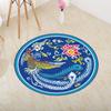 Round Retro Ethnic Style Carpet Living Room Coffee Table Bedroom Computer Chair Hanging Basket Non-slip Floor Mat