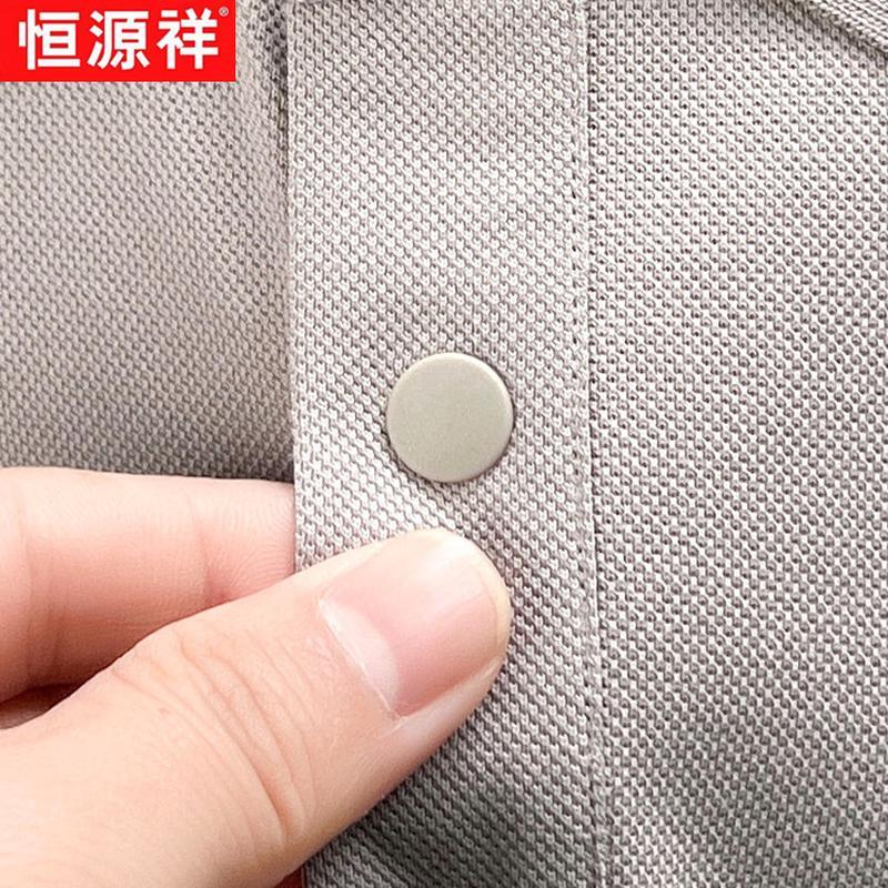 Hengyuanxiang Men's Xinjiang Cotton Short-Sleeve Polo Shirt