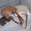 Summer Versatile Single Shoulder Bag, Internet Famous Small Fresh Woven Bag, Beach Vacation Bag, Large Capacity Travel Bag