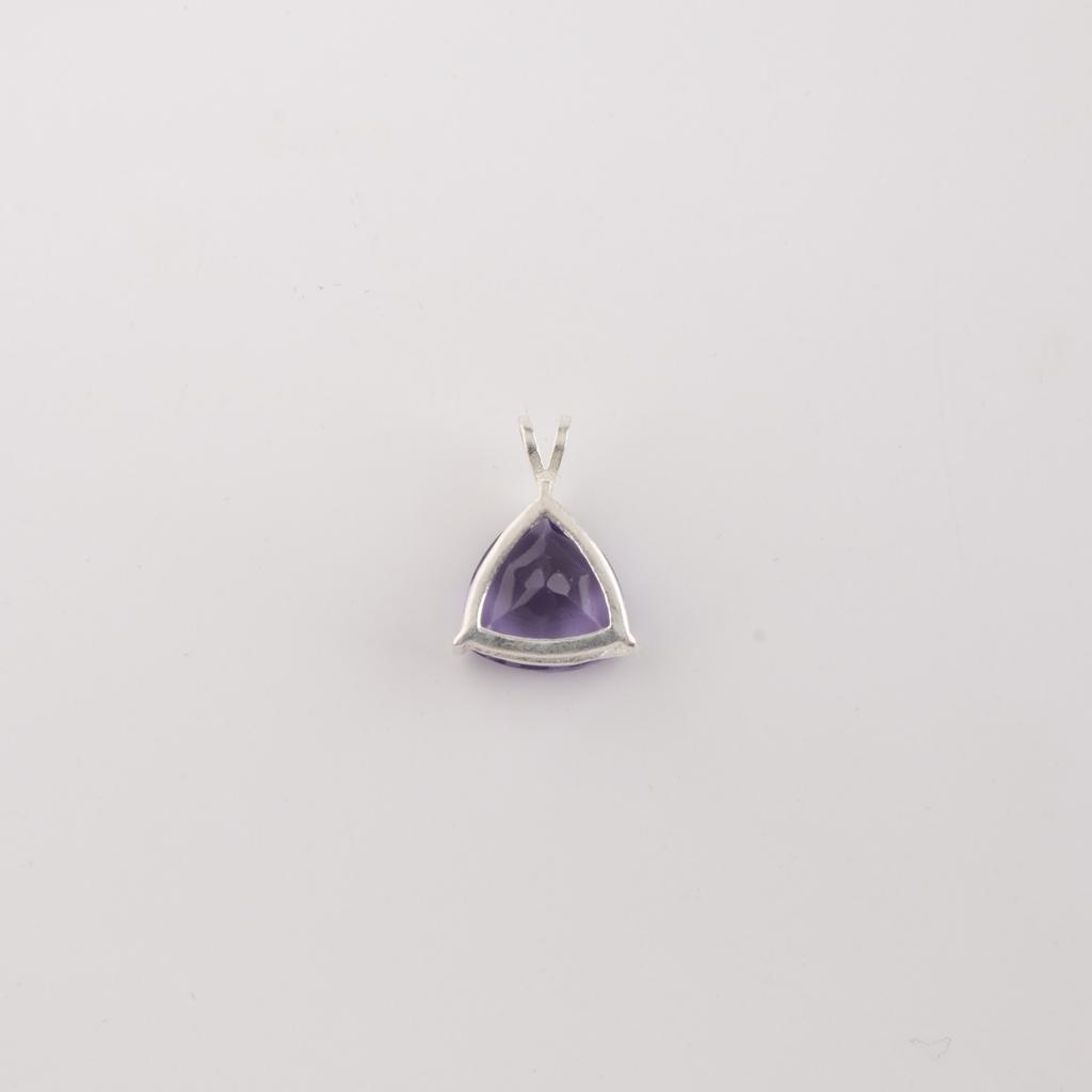 Iolite Gemstone 925 Sterling Silver Jewelry Designer Pendant 0.58" Gift For Her CZP-15-7