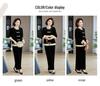 2026 Elegant Autumn Suit: Stylish Top & Two-Piece Set for Middle-Aged and Elderly Women