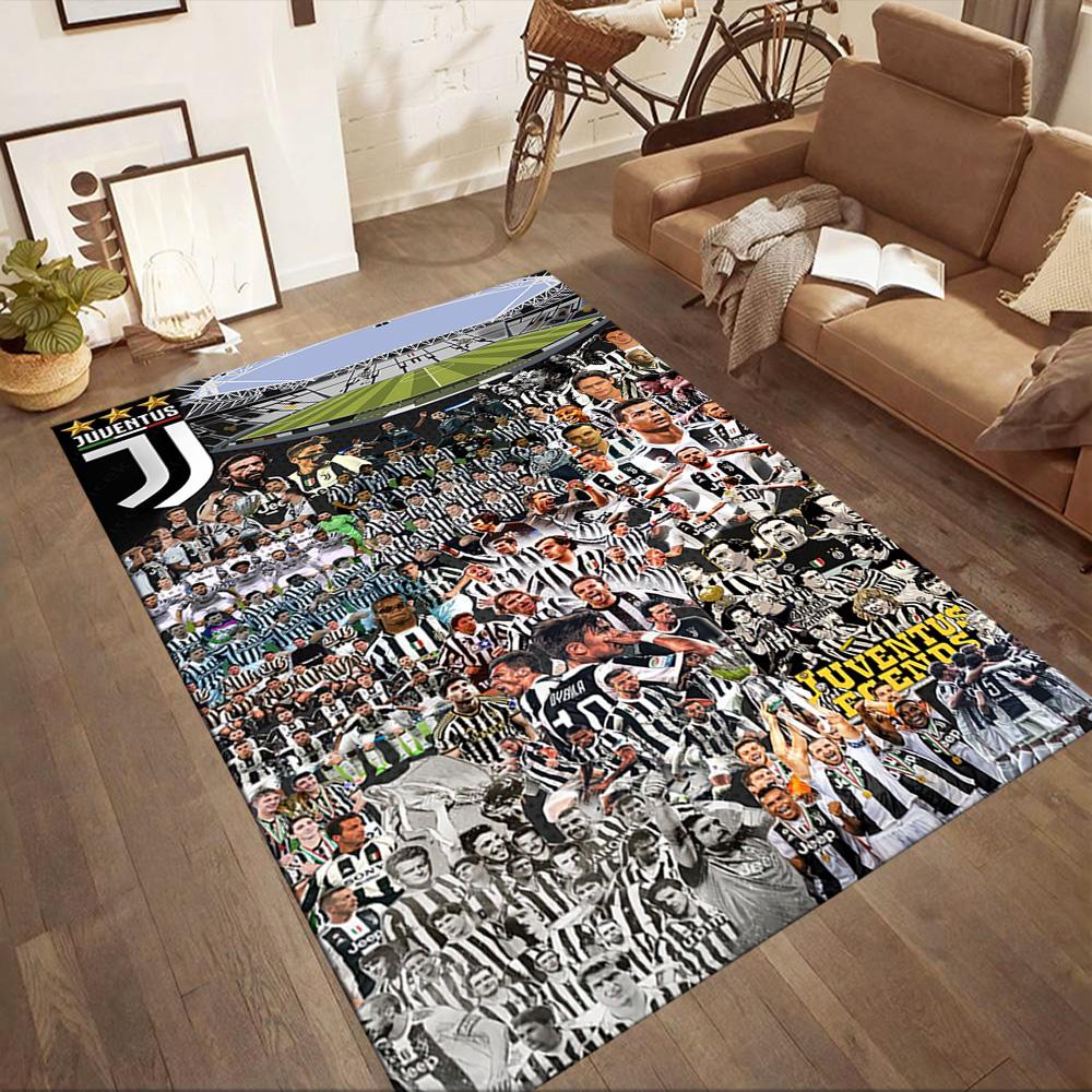 Juventus Floor Rug Office Rug Suitable For Entryway Kitchen Dormitory Study Room Antislip Rug Anime Office Decor
