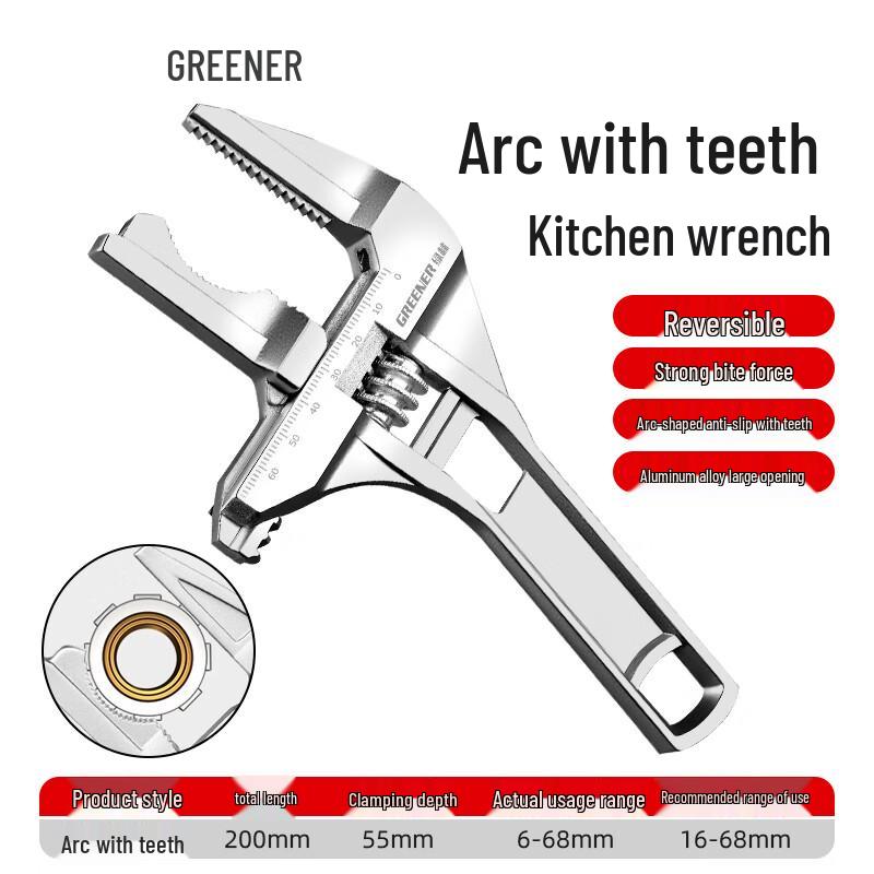 Greener Adjustable Bathroom Wrench