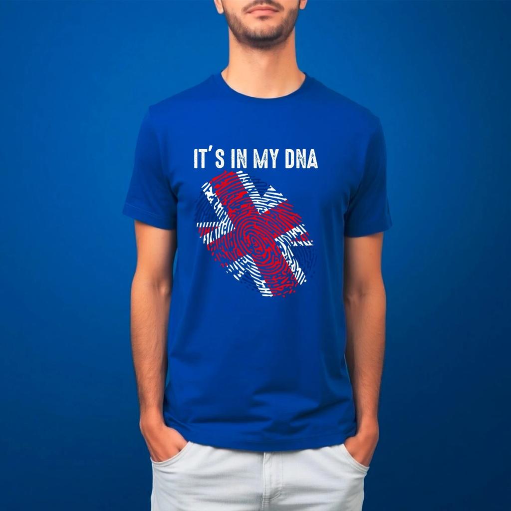 Its In My DNA T-Shirt, British Uk England Flag Patriotic Union Jack Pride Tee