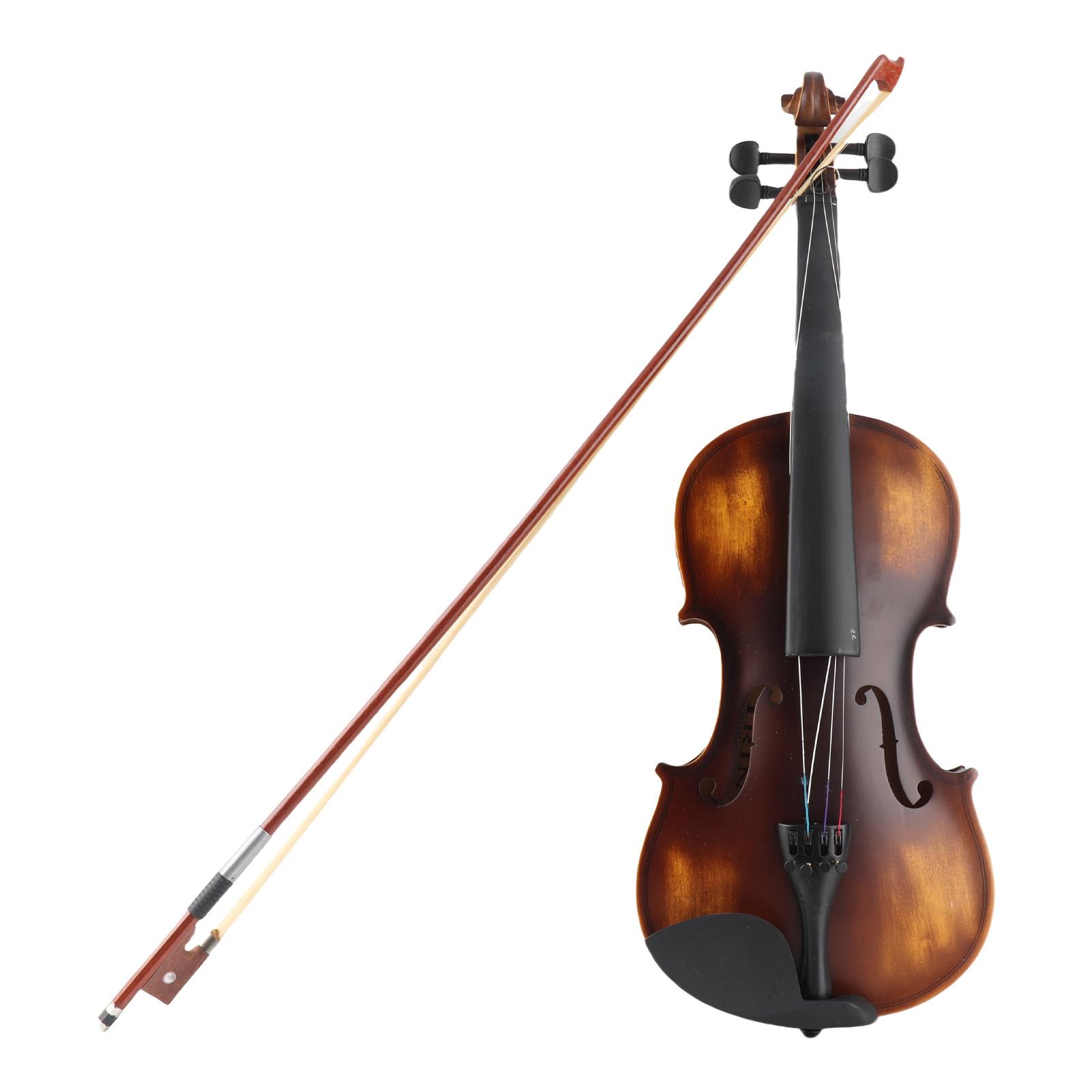 

Набор скрипки 44 Матовый деревянный корпус Стальные струны Ручная работа Скрипка для начинающих Струнный инструмент