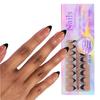 150Pcs Press On Nails Soft Gel False Nail Tips 3 In 1 Pre-Colored French Nails Fake Nails 14 Sizes for Nail Extension