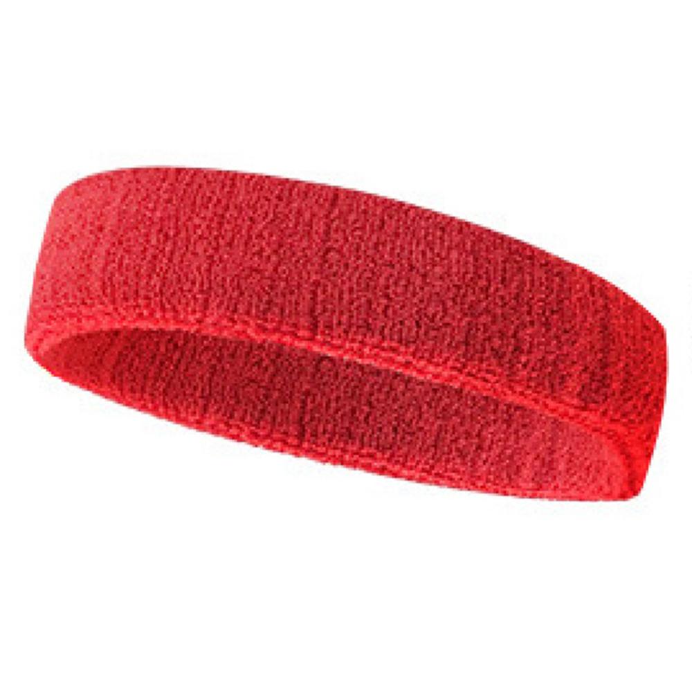 

TD012 Sports Headband Sweat Wicking Moisture Absorbing Cycling Running Fitness Hair Band Red