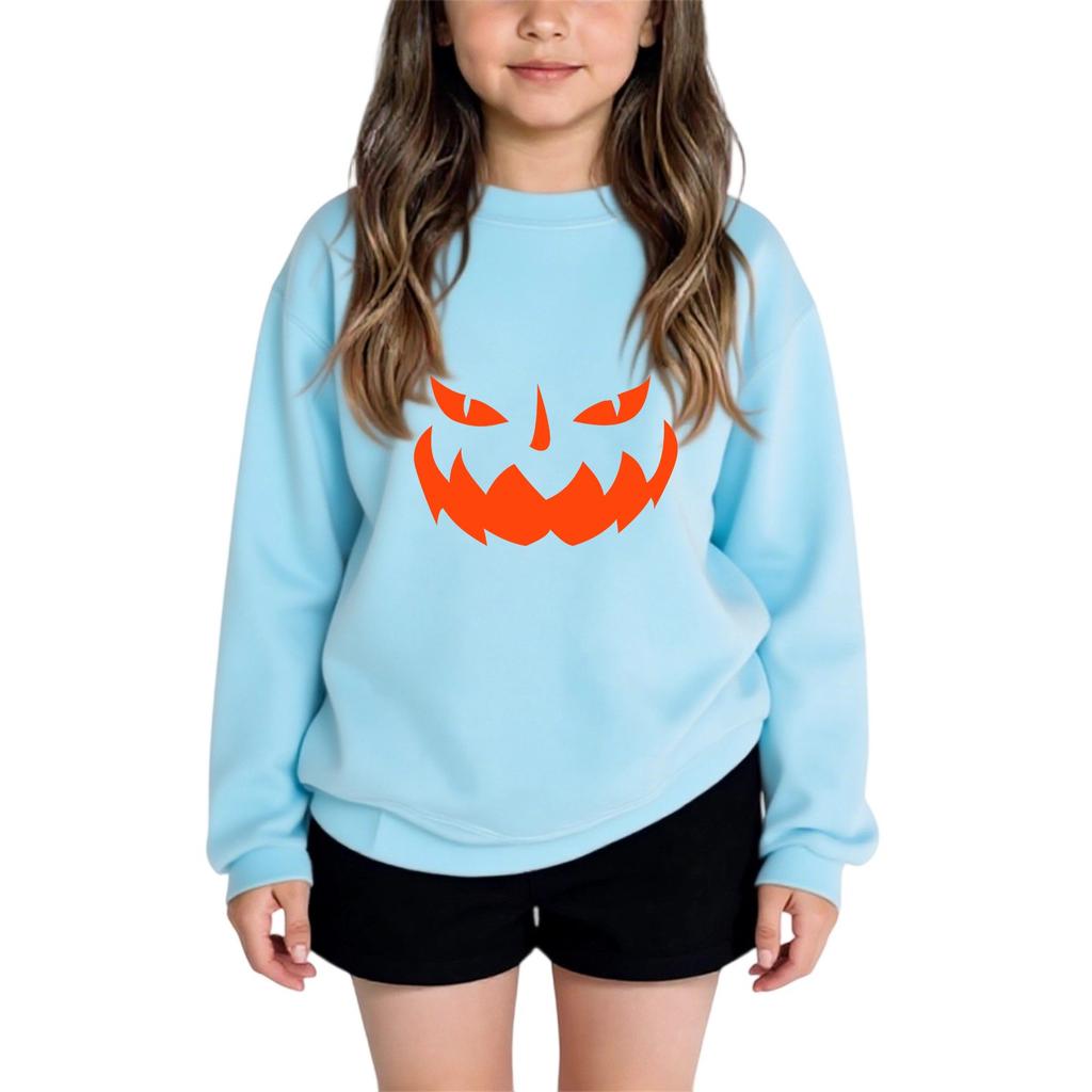 Boys Girls Child Fashion Daily Versatile Casual Crewneck Sweatshirts Daily Long Sleeve Patchwork Top Sweatshirts