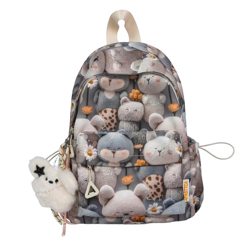 

Трехмерный мультяшный рюкзак для учеников средней школы Легкий школьный рюкзак с принтом Маленький рюкзак