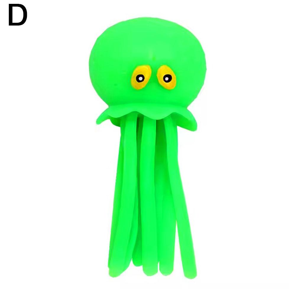 Baby Bath Toys Sponge Water Absorbing Octopus Squeezing Stress Relief Toys Summer Swimming Play Water Bath Toy for Children зелёный