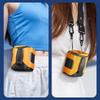 Cool Clip Fan Under Shirt Personal-Cooling Belt Fan Rechargeable 6000mah Outdoor Camping Waist Fan with Power Bank LED Light