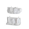 Poppy Crystal Epoxy Mold: Crocodile & Rhinoceros Figurines for DIY Scented Candles