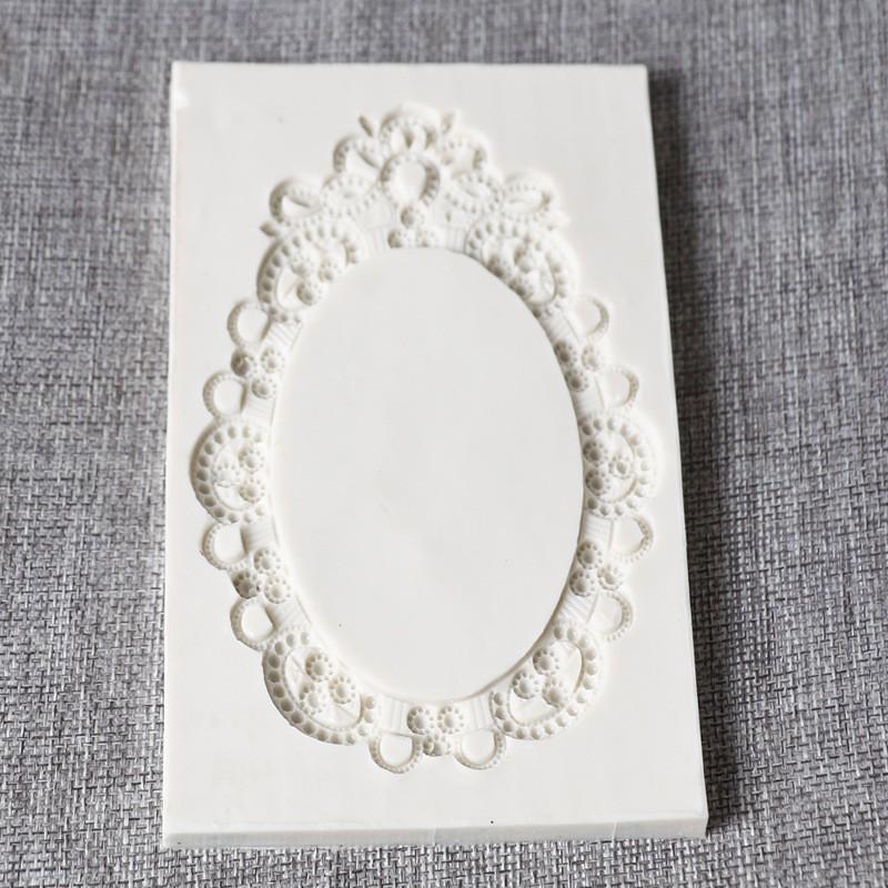 Mold din silicon Forma cadru Coacerea DIY Artizanat Patiserie Fondant Mold Ciocolata Instrumente pentru decorarea torturilor