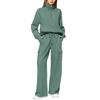 Stylish And Casual Drawstring Loose-fitting Long-sleeved Sweatshirt And Pants Set For Women (two-piece Set)