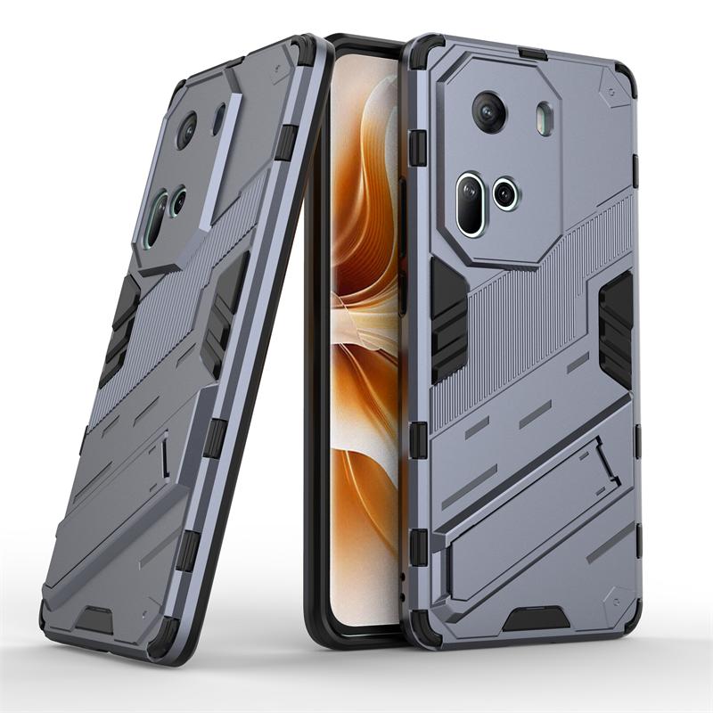 For OPPO Reno 11 Pro Case Luxury Armor Bumper Shockproof Phone Case For OPPO Reno11 Reno 11Pro Magnetic Holder Stand Back Cover