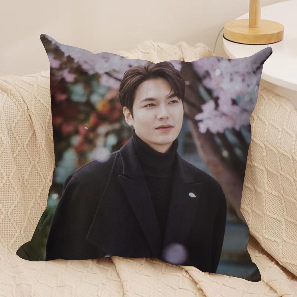 Actor LLee MMinHo Cushion Cover Soft Plush Throw Pillow Cover DoubleSided Decorative Cushion Case Sofa Bedroom Home Decor