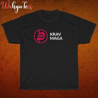 Neu! Krav Maga Kampfkunst Logo Schwarz Grau Marineblau Weiß Größe S-5XL Unisex T-Shirt