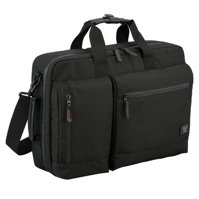 Business Bag, FIX IN 3-Way Carrying Bag, Water-Repellent, Black