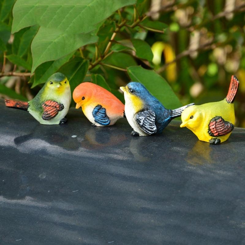 Bird Garden Decors Welcome Sign Sculpture Statues for Yard Lawn Funny Ornaments Outside Figurine Home Decorations