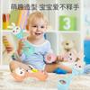 New Sand Hammer Electric Light Music Hand Shake Rhythm Stick Silicone Teether Bite Baby Toys Rattle