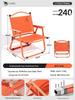 Outdoor Folding Camping Chair and Stool for Fishing and Beach Trips