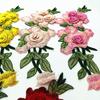 Flower Embroidery Iron On Patches Water Dissolvable Clothing Appliques For Garment Cheongsam Decoration Sewing Project