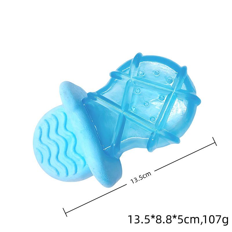 Pet Chew Stick Ice-Freezable Cooling Toy for Dogs - Popsicle Pacifier Ring for Heat & Boredom Relief