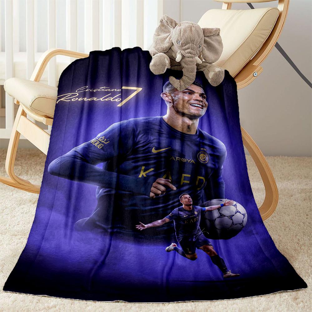 Ronaldo Juventus Legacy Blanket Soft & Cozy Great for Bedding Seaside Bed Four Seasons Universal Modern Style