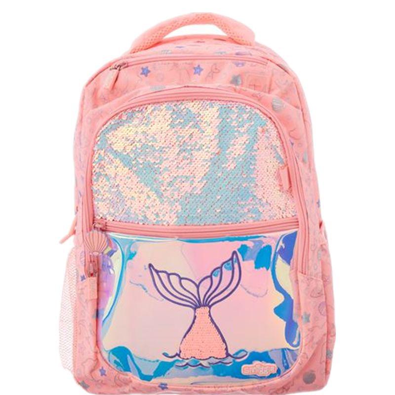 Smiggle Modrý Školní Batoh s Dvojitými Ramenními Popruhy pro 1.-6. třídu - Velký, Dekompresní, Multifunkční Batoh